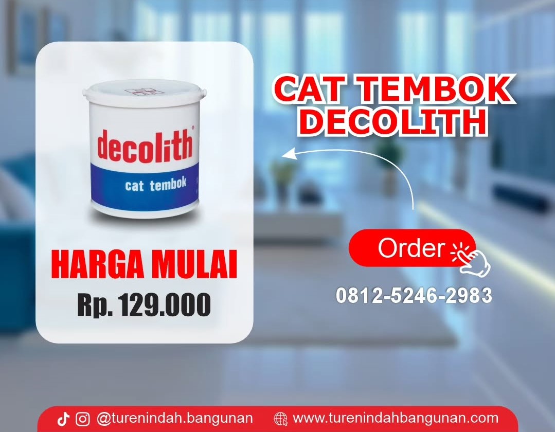 Promo Heboh! Harga Cat Tembok 5 Kg Murah Meriah di Turen Indah Bangunan