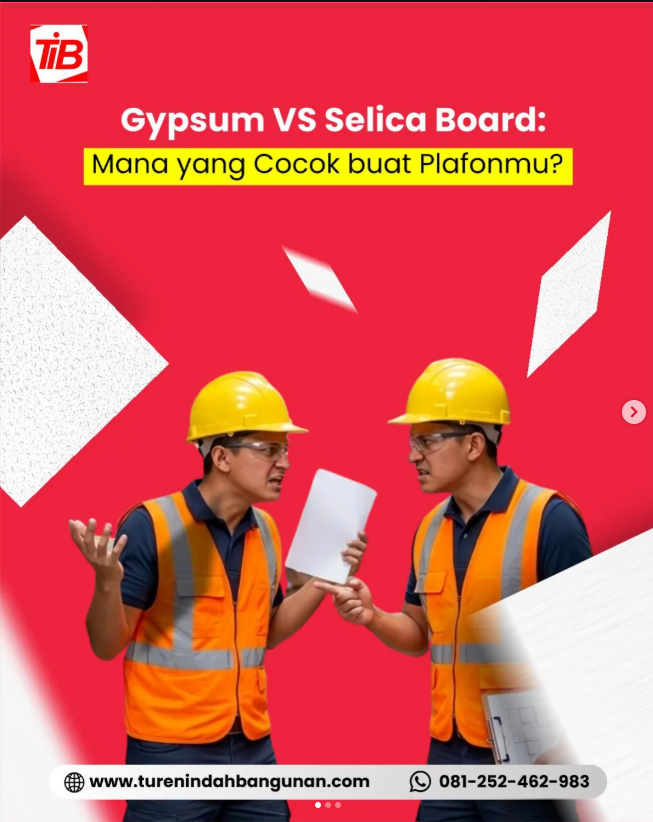 Jangan Salah Pasang! Perbedaan Kalsiboard dan Gypsum – Mana yang Paling Awet?