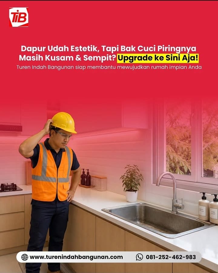Dapur Kamu Estetik tapi Bak Cuci Piring Kusam? Ini Solusinya!!